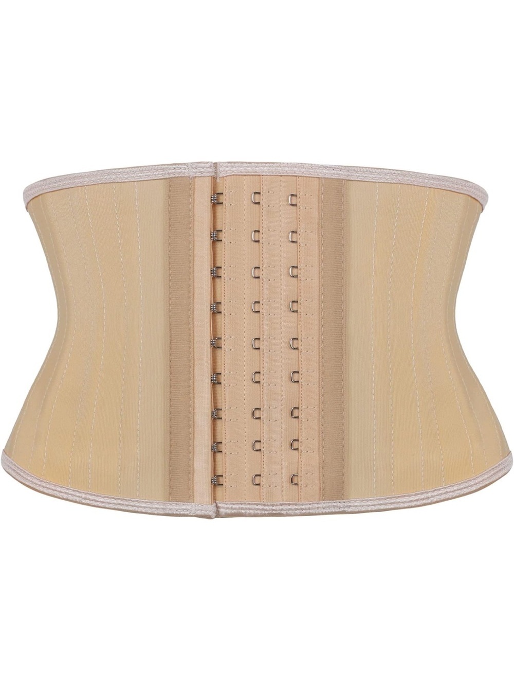 NWT Super Short Torso Waist Trainers Cincher Corset Slimming Latex Girdle Large